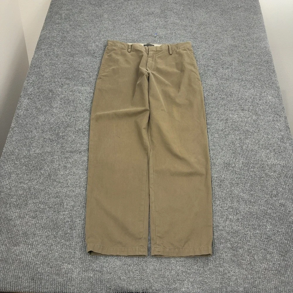 Banana Republic‎ Pants Mens 35/32 Khaki Cotton Straight Fit Gavin Chino Classic